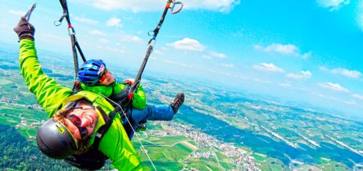 Полет на параплане