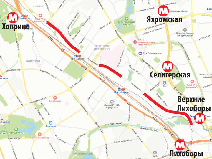 На севере столицы планируют построить параллель для МСД - МК На севере столицы планируют построить параллель для МСД - МК