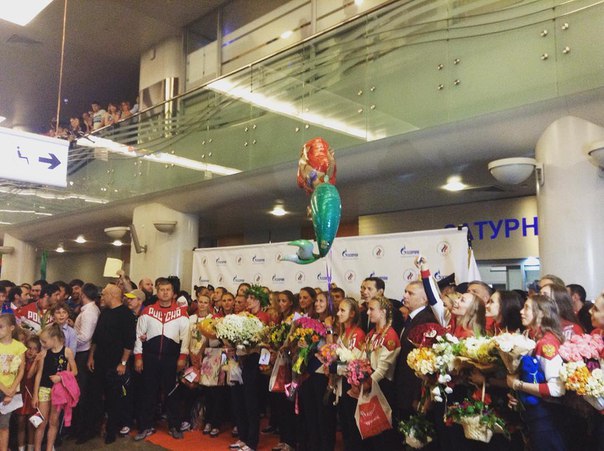 Вчера состоялась встреча нашей олимпийской Вчера состоялась встреча нашей олимпийской