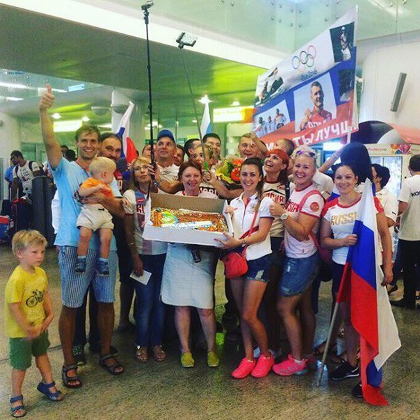 Вчера состоялась встреча нашей олимпийской Вчера состоялась встреча нашей олимпийской