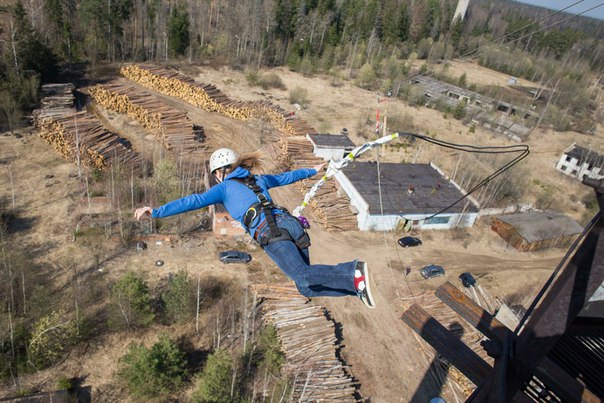 Прыжки с веревкой с командой Extreme Family Прыжки с веревкой с командой Extreme Family